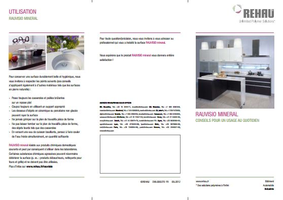 REHAU fiche technique